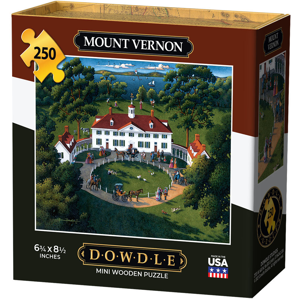 Mount Vernon - Mini Puzzle - 250 Piece