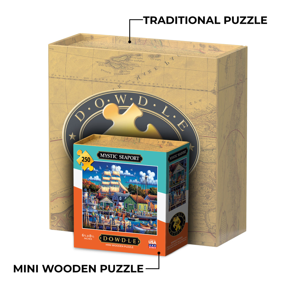 Mystic Seaport - Mini Puzzle - 250 Piece