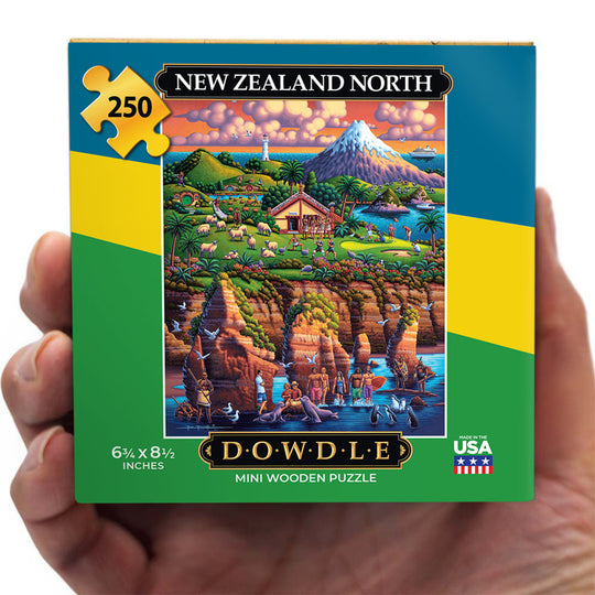 New Zealand North - Mini Puzzle - 250 Piece