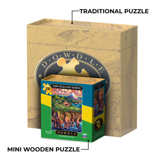 New Zealand North - Mini Puzzle - 250 Piece