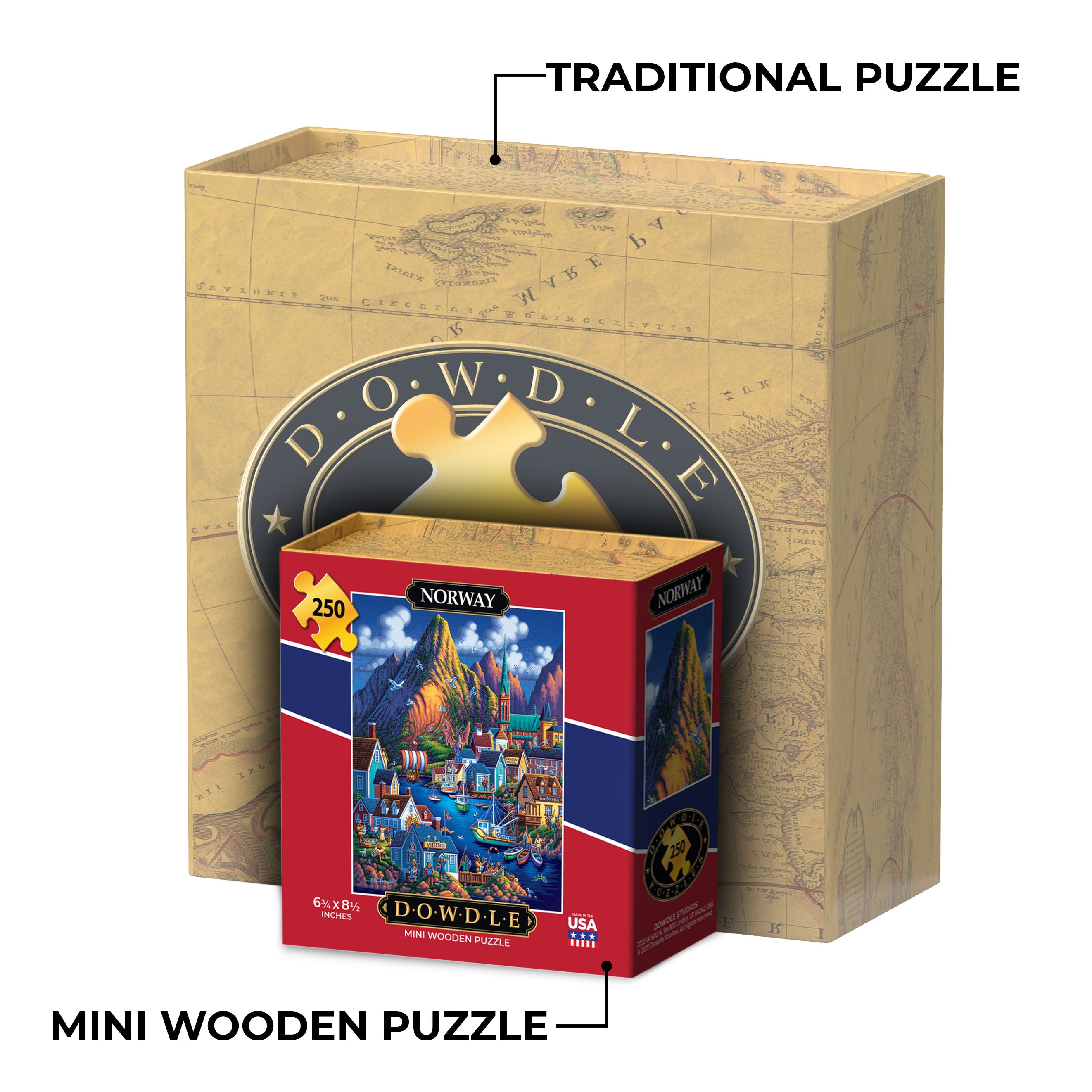 Norway - Mini Puzzle - 250 Piece