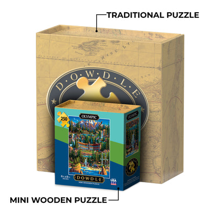 Olympic National Park - Mini Puzzle - 250 Piece