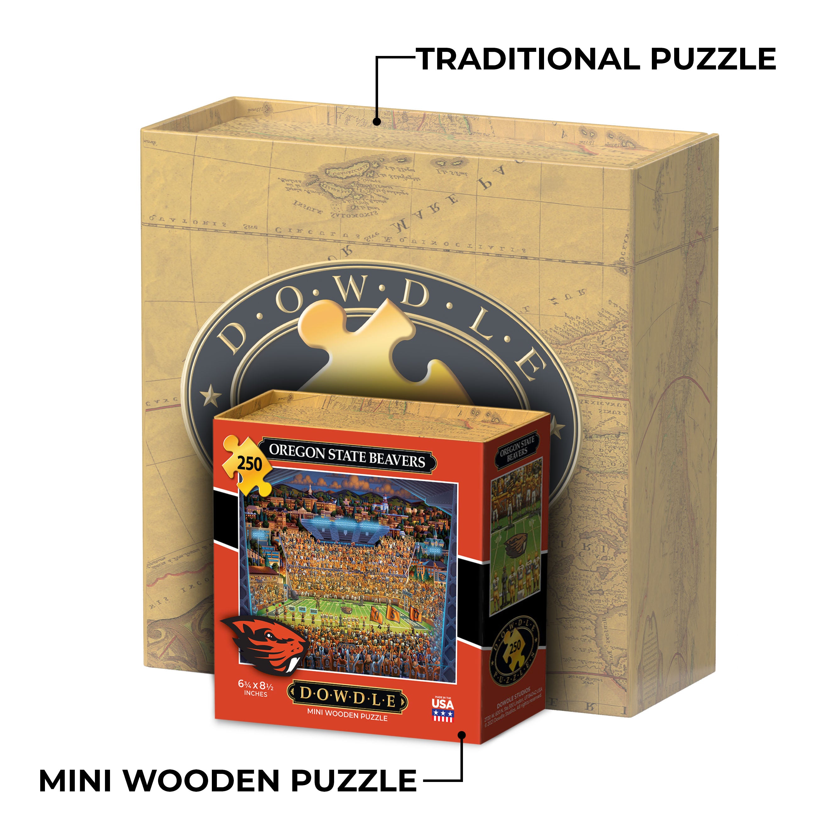 Oregon State Beavers - Mini Puzzle - 250 Piece