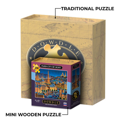 Paris City of Lights - Mini Puzzle - 250 Piece