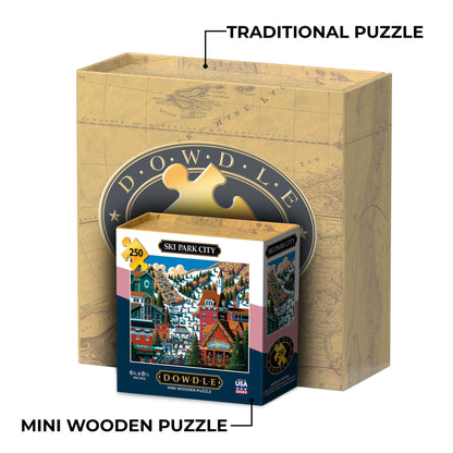 Ski Park City - Mini Puzzle - 250 Piece