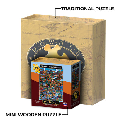 Smoky Mountains National Park - Mini Puzzle - 250 Piece