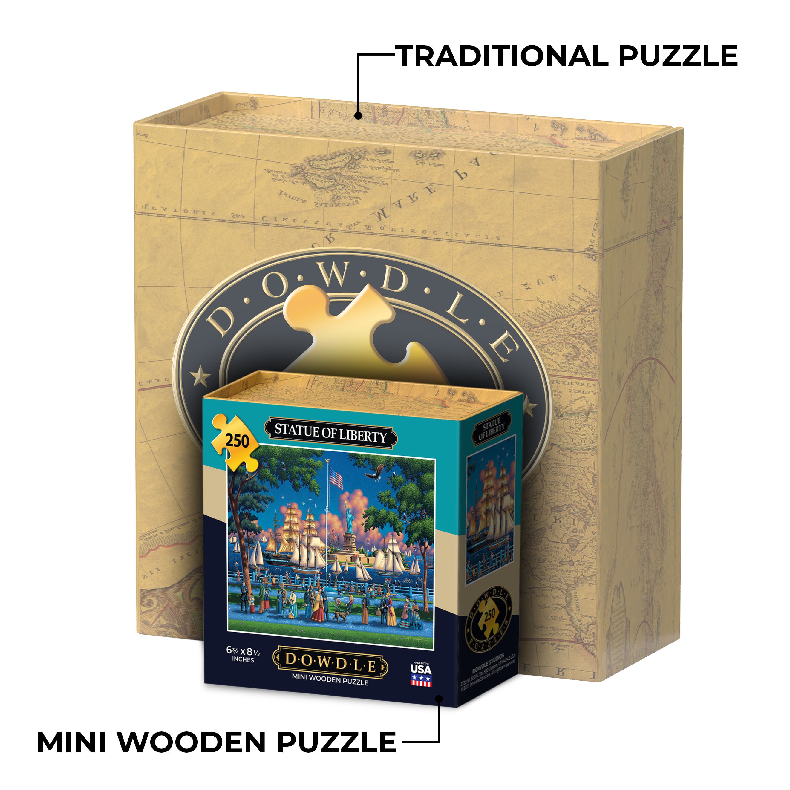 Statue of Liberty - Mini Puzzle - 250 Piece