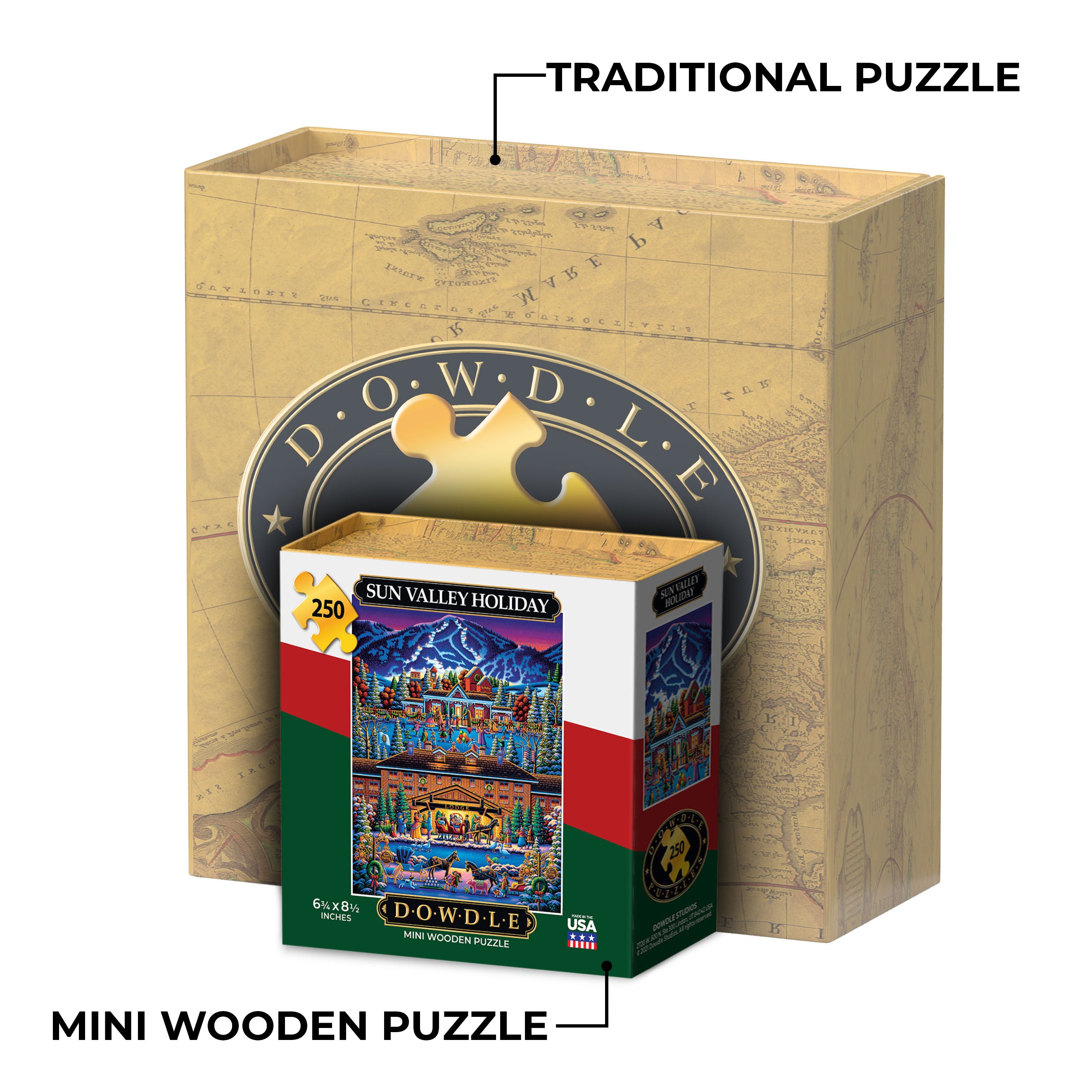 Sun Valley Holiday - Mini Puzzle - 250 Piece