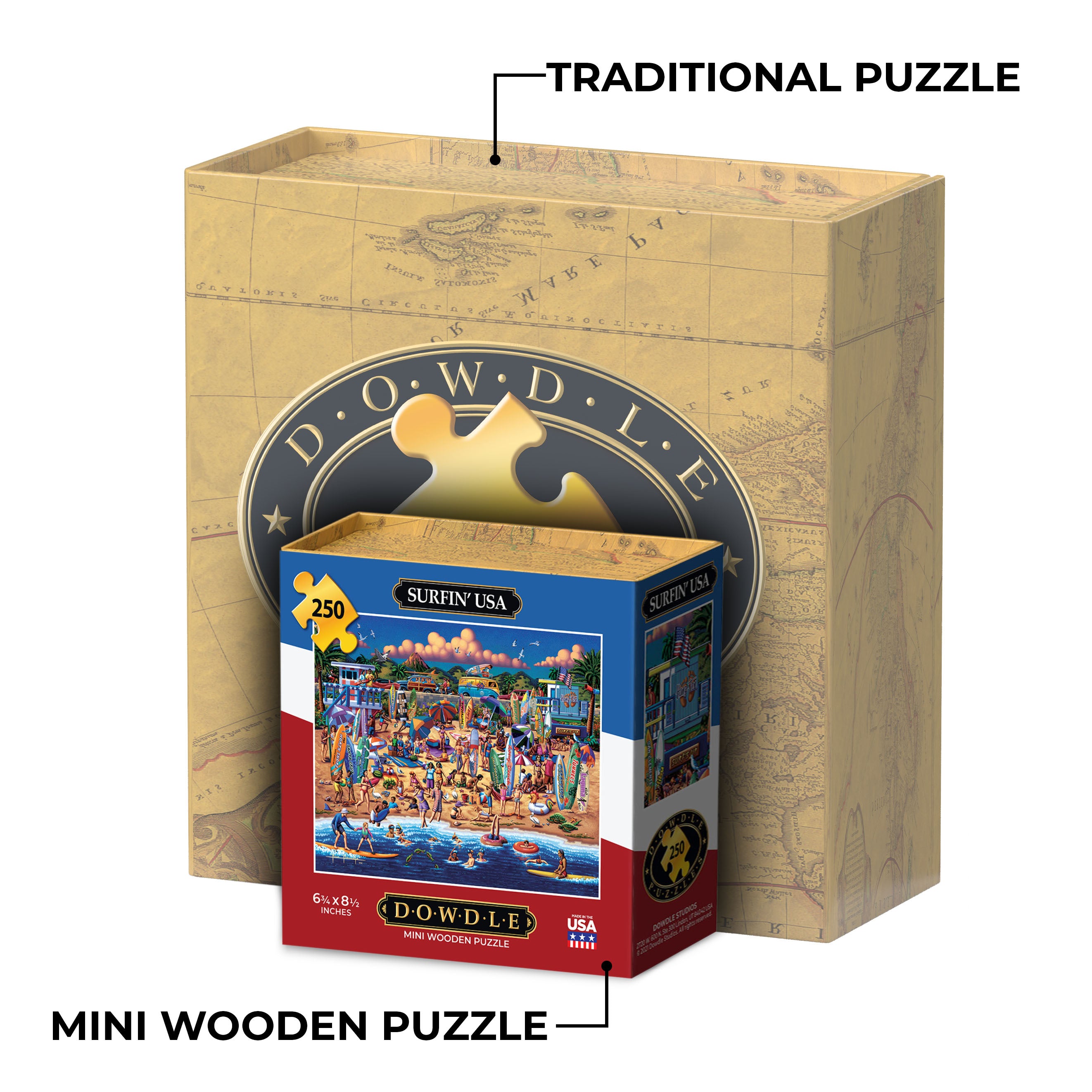 Surfin' USA - Mini Puzzle - 250 Piece