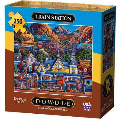 Train Station - Mini Puzzle - 250 Piece