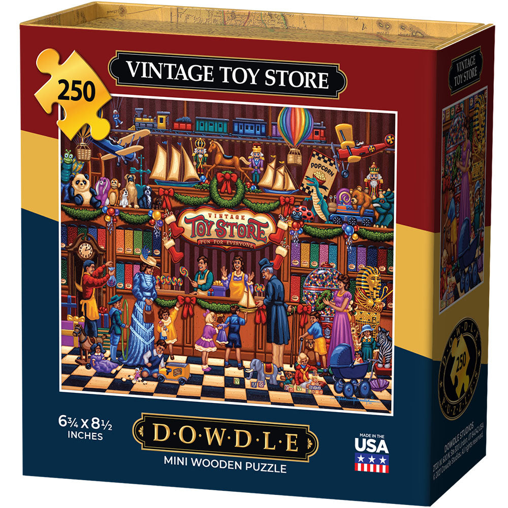 Vintage Toy Store - Mini Puzzle - 250 Piece