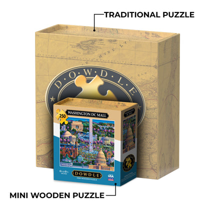 Washington DC Mall - Mini Puzzle - 250 Piece