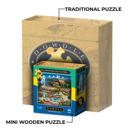 Yellowstone Old Faithful - Mini Puzzle - 250 Piece
