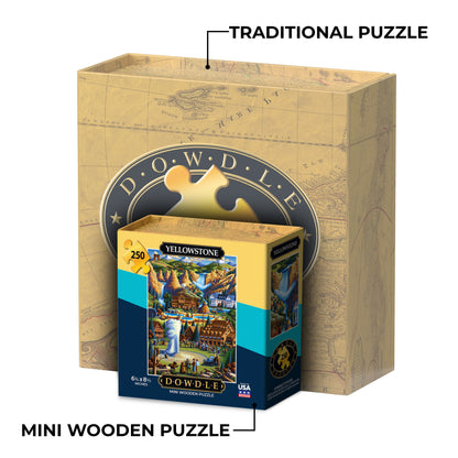 Yellowstone National Park - Mini Puzzle - 250 Piece