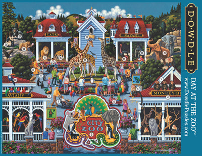 Day at the Zoo  | 100 Piece Dowdle Jigsaw Puzzle