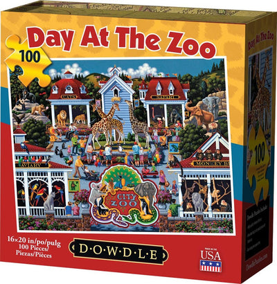 Day at the Zoo  | 100 Piece Dowdle Jigsaw Puzzle