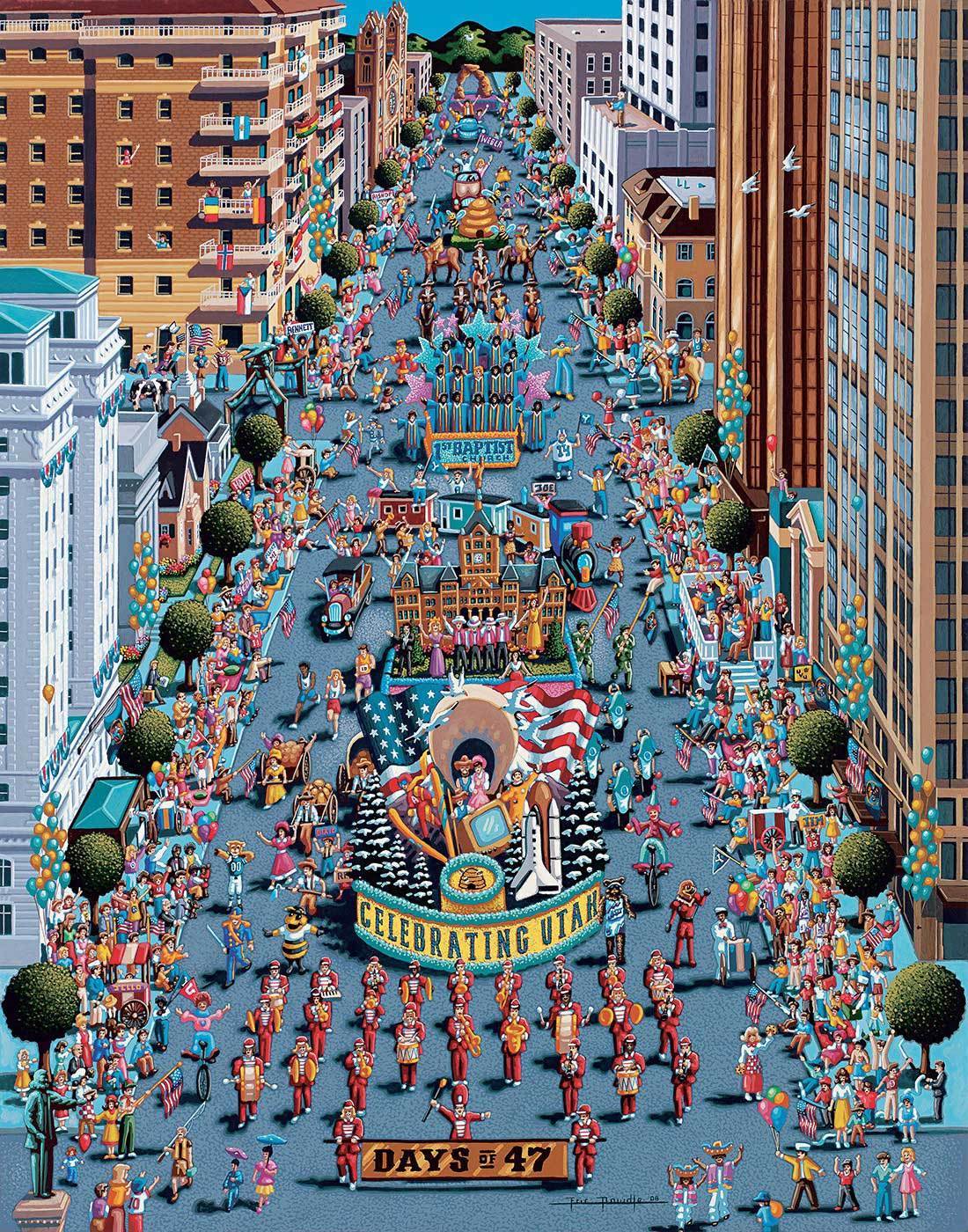 Days of '47 Parade Canvas Gallery Wrap