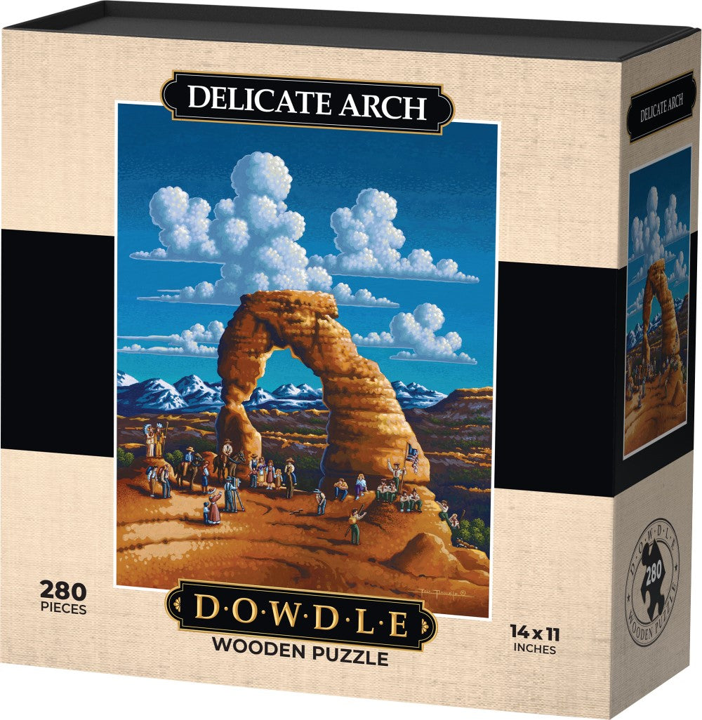 Delicate Arch Wooden Puzzle Dowdle Folk Art Boardwalk Puzzles Delicate Arch Wooden Puzzle Dowdle Folk Art Boardwalk Puzzles