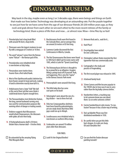 Dinosaur Museum Canvas Gallery Wrap