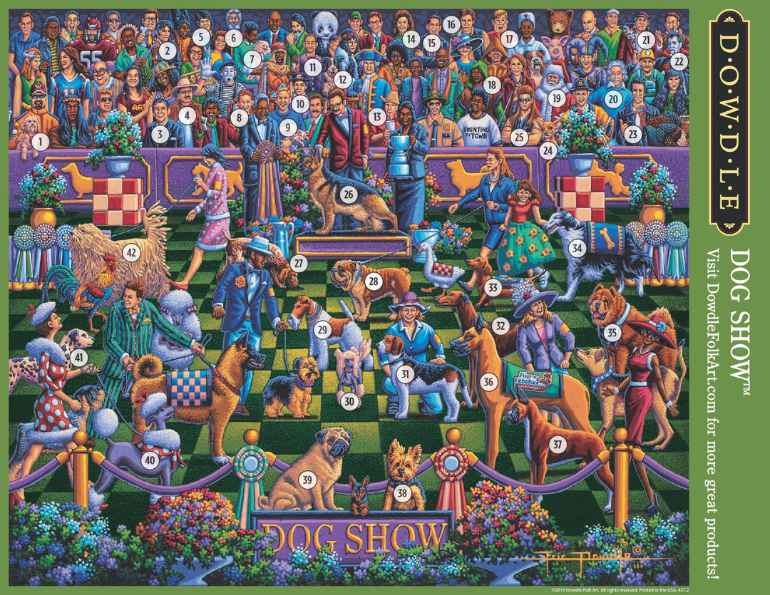 Dog Show Canvas Gallery Wrap