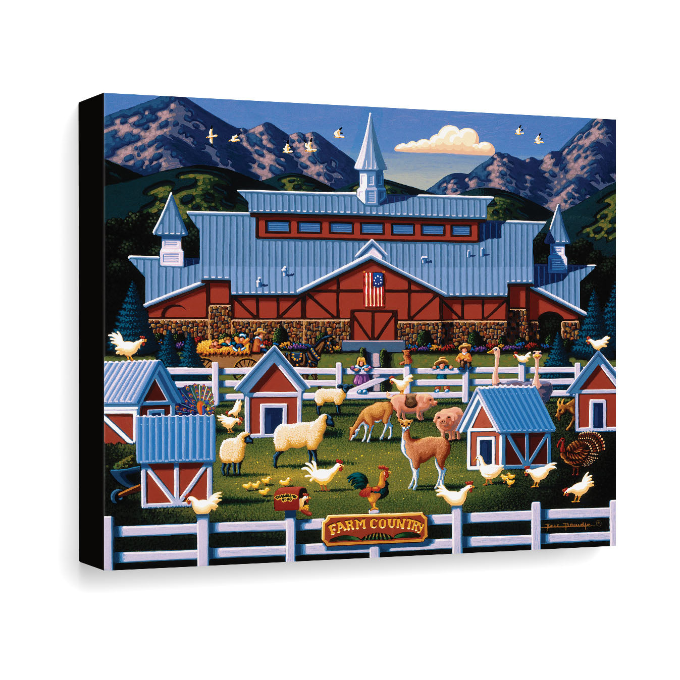 Farm Country - Canvas Gallery Wrap