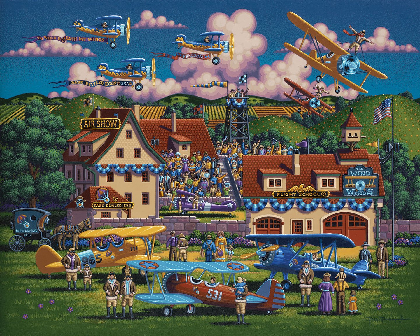 Flying Aces - Mini Puzzle - 250 Piece