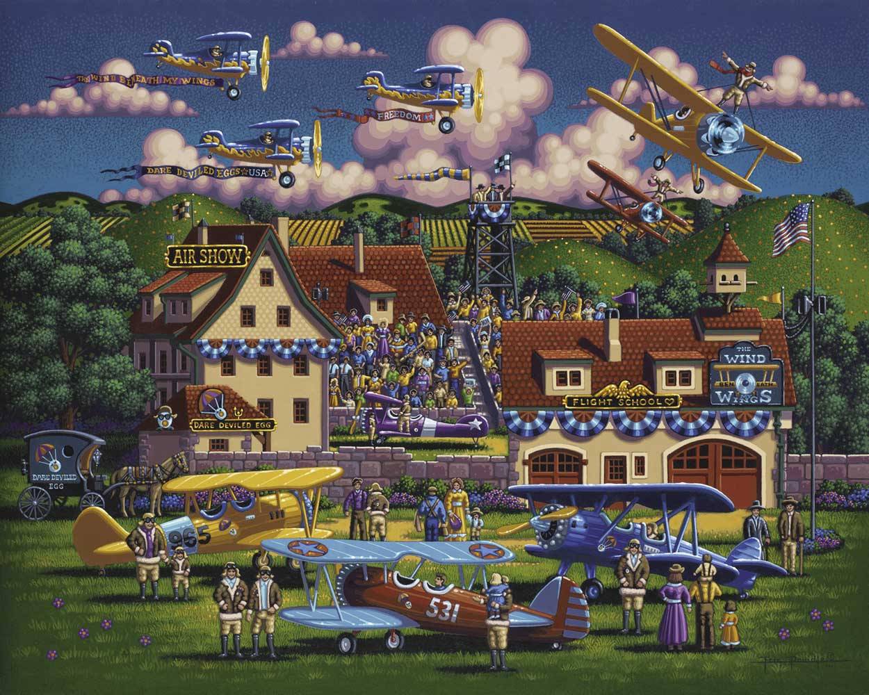 Flying Aces Canvas Gallery Wrap