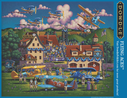 Flying Aces Canvas Gallery Wrap