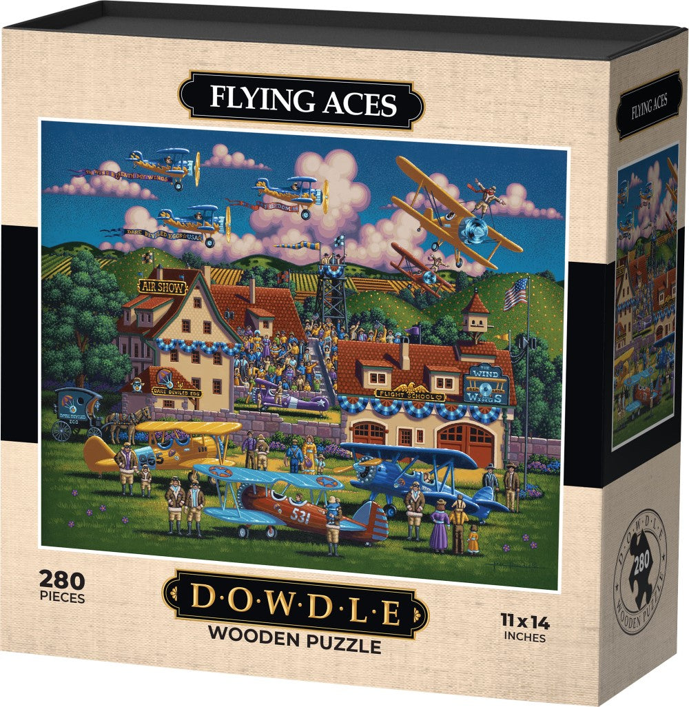 Flying Aces - Wooden Puzzle