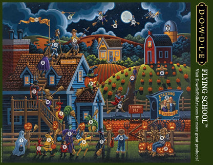 Flying School Canvas Gallery Wrap