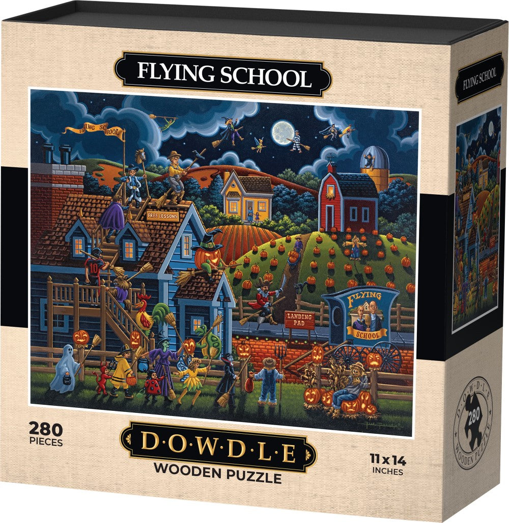 Flying School - Wooden Puzzle