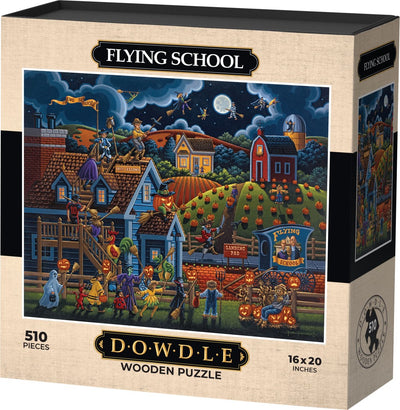 Flying School - Wooden Puzzle