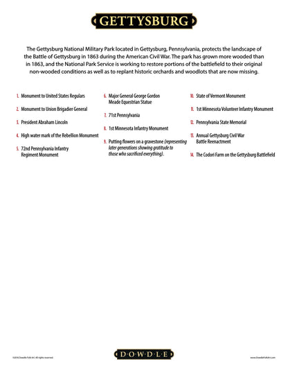 Gettysburg Canvas Gallery Wrap