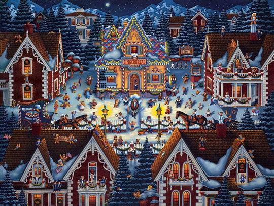 Gingerbread House Canvas Gallery Wrap