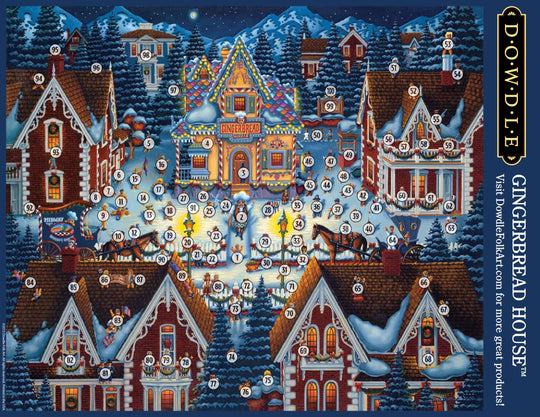 Gingerbread House Canvas Gallery Wrap