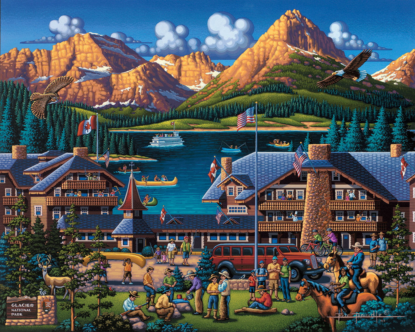 Glacier National Park | 210 Piece Personal Puzzle