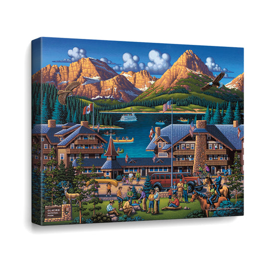 Glacier National Park Canvas Gallery Wrap