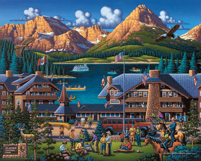 Glacier National Park - Wooden Puzzle