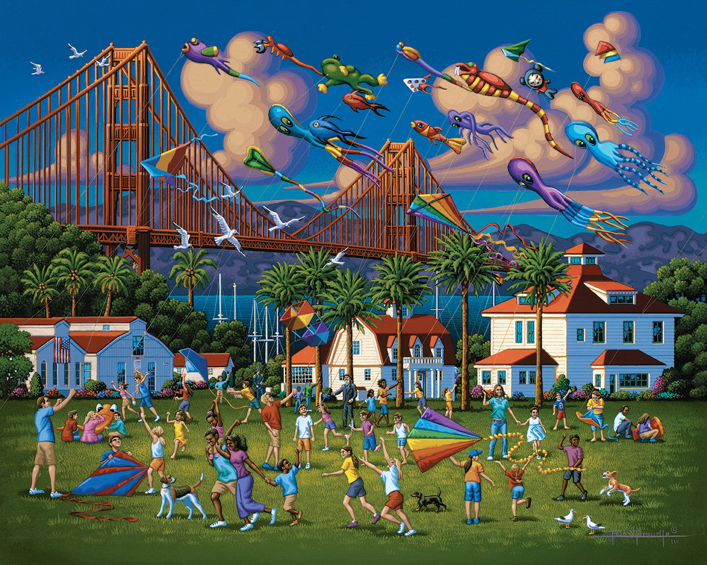 Golden Gate Bridge | 210 Piece Personal Puzzle