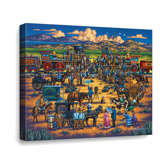 Golden Spike Canvas Gallery Wrap