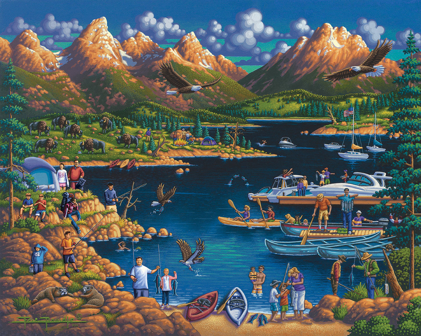Grand Teton National Park | 210 Piece Personal Puzzle