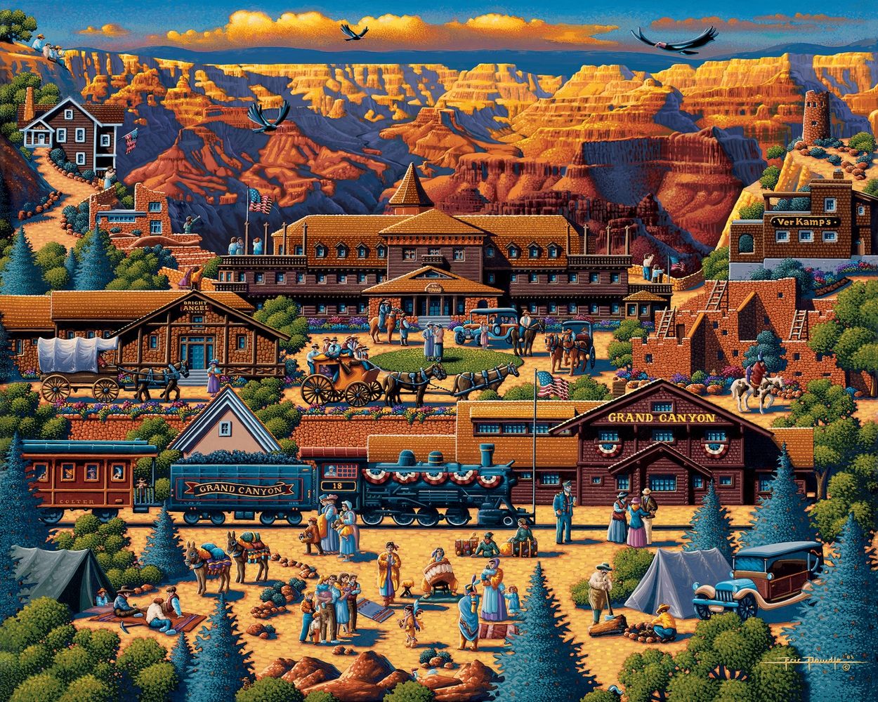 Grand Canyon - Wooden Puzzle