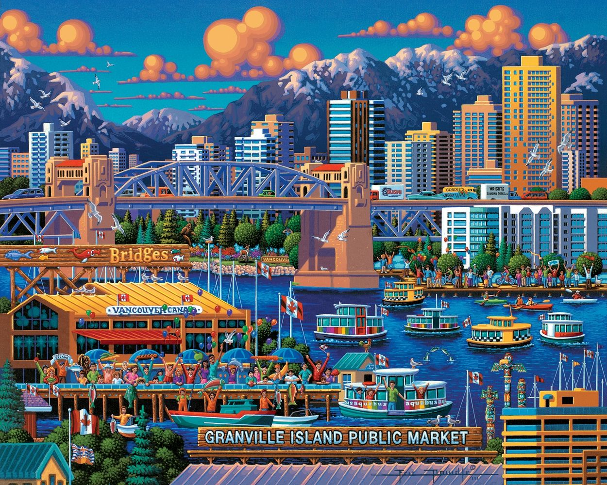 Granville Island - Wooden Puzzle