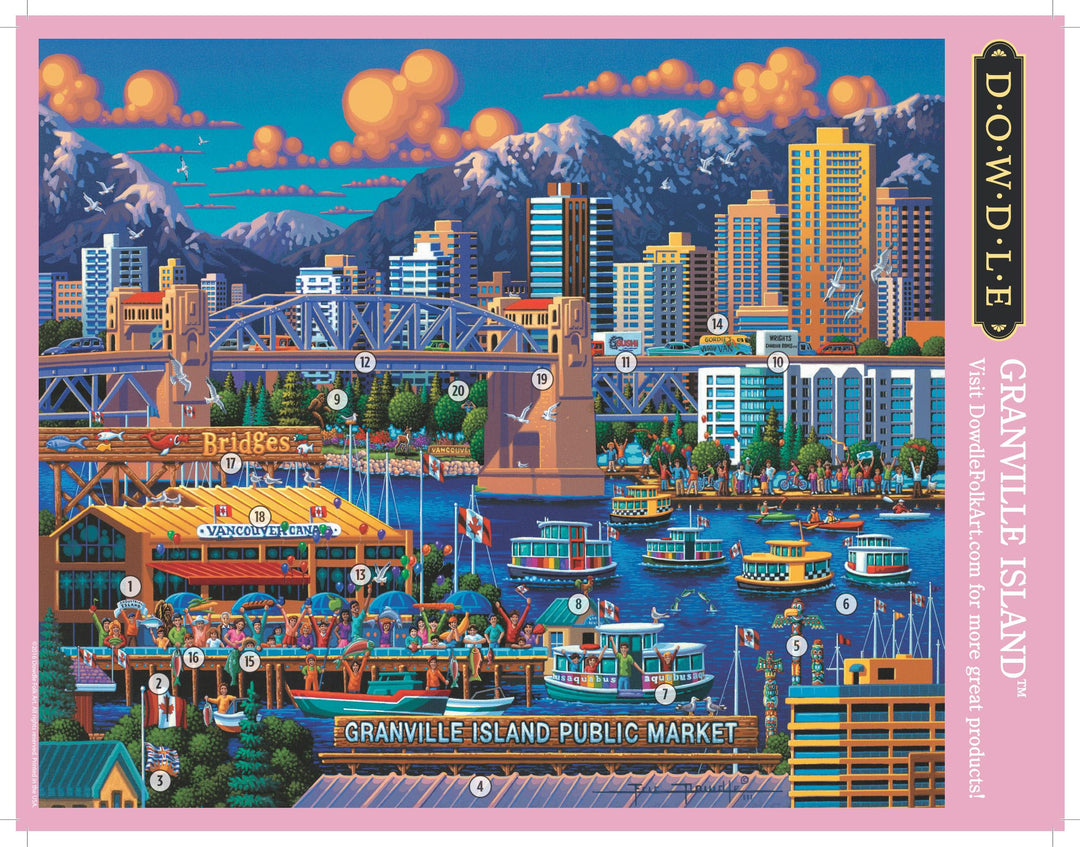 Granville Island Canvas Gallery Wrap