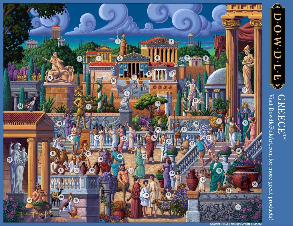 Greece - Mini Puzzle - 250 Piece