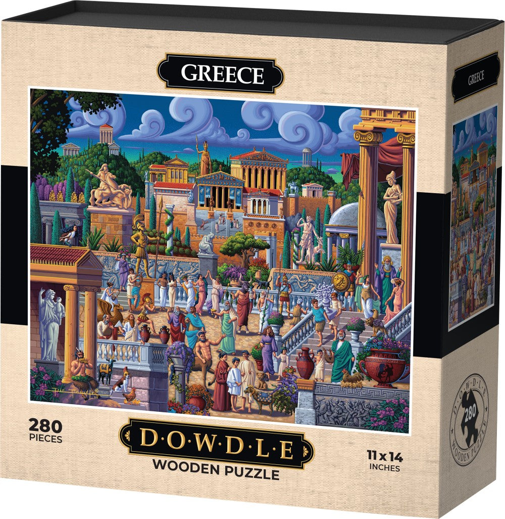 Greece - Wooden Puzzle