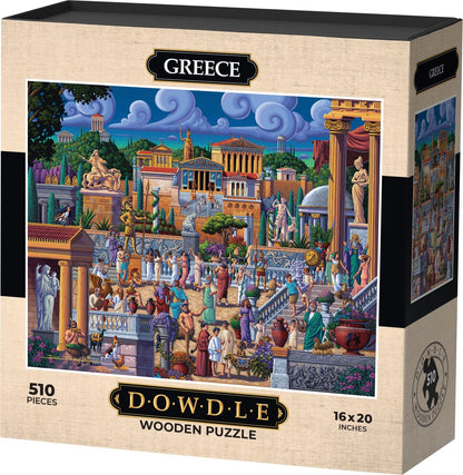 Greece - Wooden Puzzle
