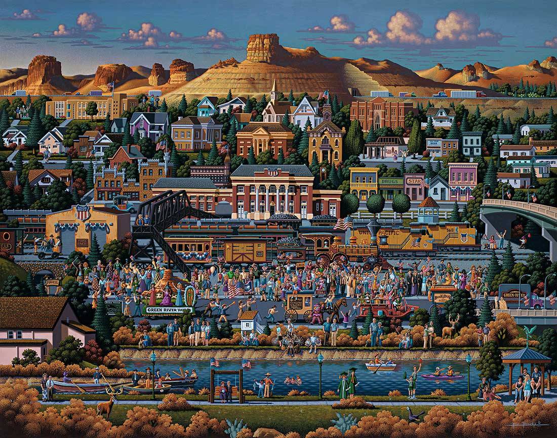 Green River Canvas Gallery Wrap