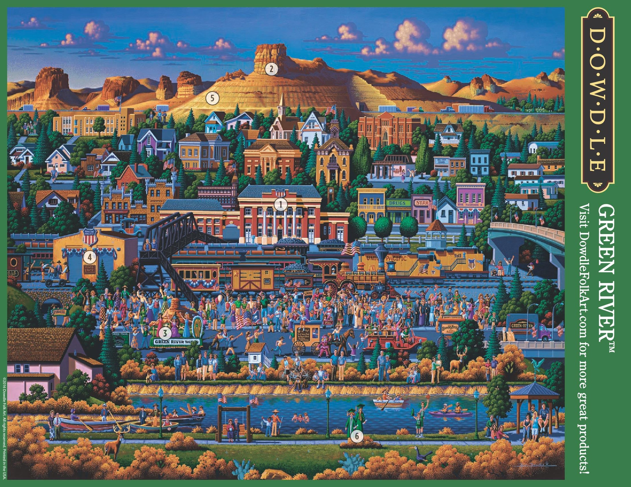 Green River Canvas Gallery Wrap