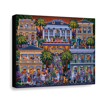Halloween Cajun Style - Canvas Gallery Wrap